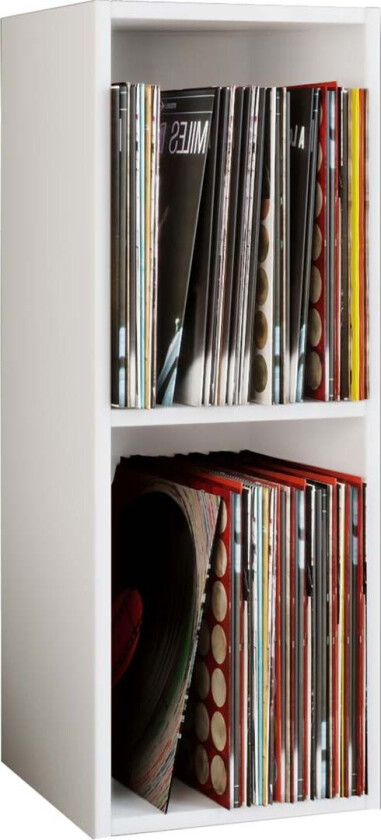 Platto2 hylle for 2 hyller hvit.