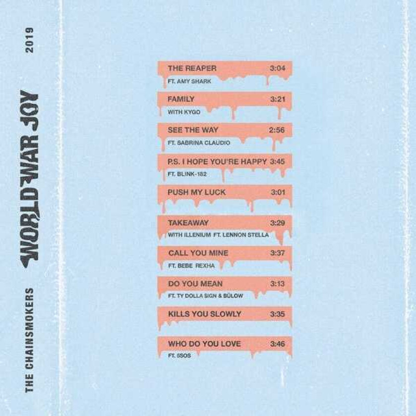 The Chainsmokers World War Joy CD