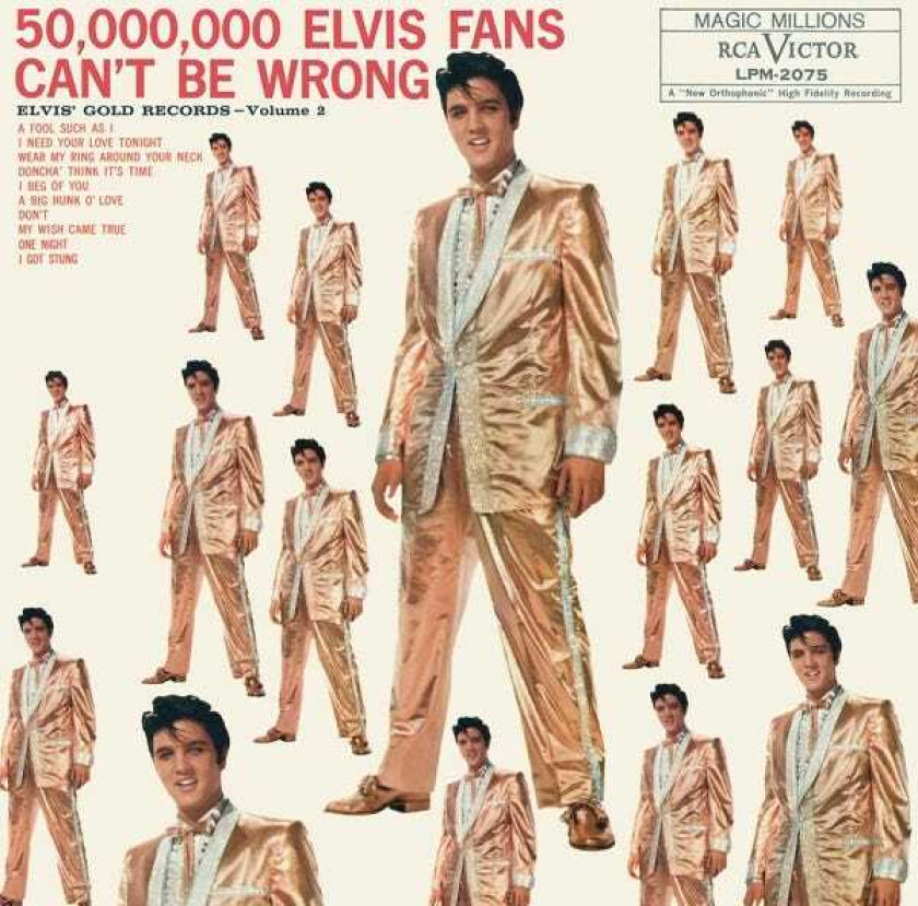 Elvis Presley 50.000.000 Fans Can't Be Wrong: Elvis' Gold Records Vol 2 LP/Vinyl