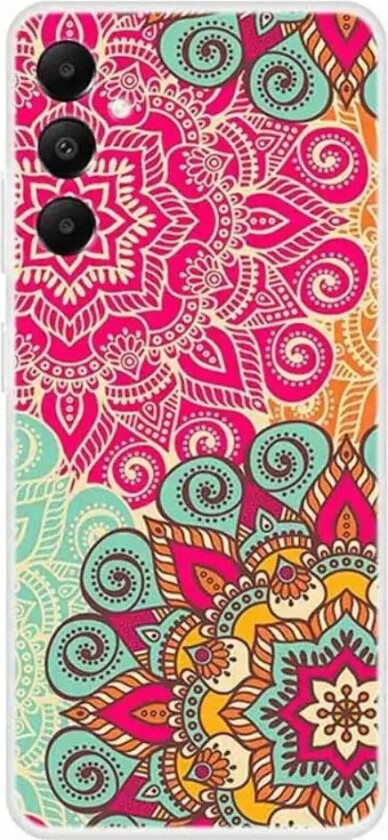 Samsung Galaxy A05s Fleksibel Plastdeksel m. Motiv - Blomster Doodle