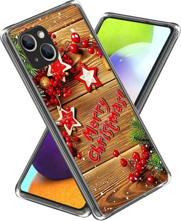 iPhone 15 TPU Plast Jul Deksel - Merry Christmas