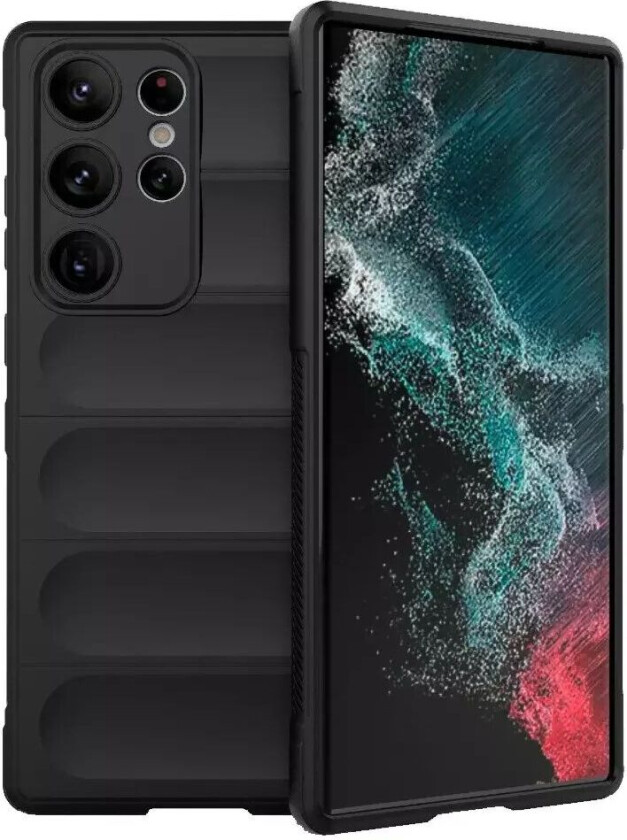Samsung Galaxy S23 Ultra Fleksibelt Plastdeksel - Svart