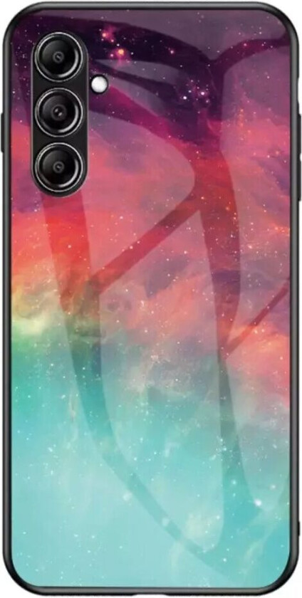 Samsung Galaxy S23 FE Deksel m. Bakside av Glass - Fargerik stjernehimmel