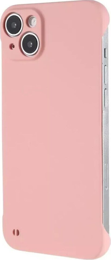iPhone 14 Hard Plast Deksel Uten Sider - Rosa