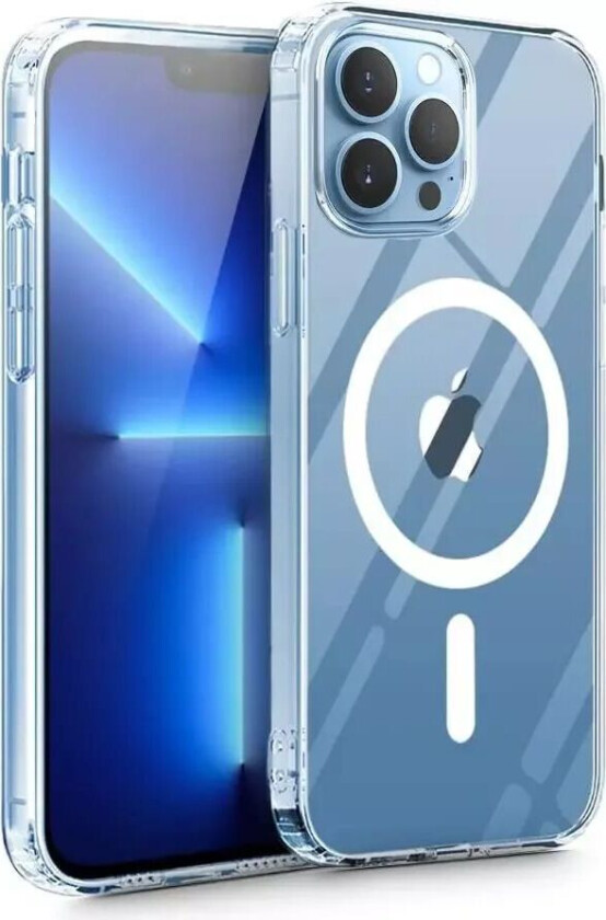 Tech-Protect iPhone 12 / 12 Pro Tech-Protect Magmat Deksel - MagSafe Kompatibel - Gjennomsiktig