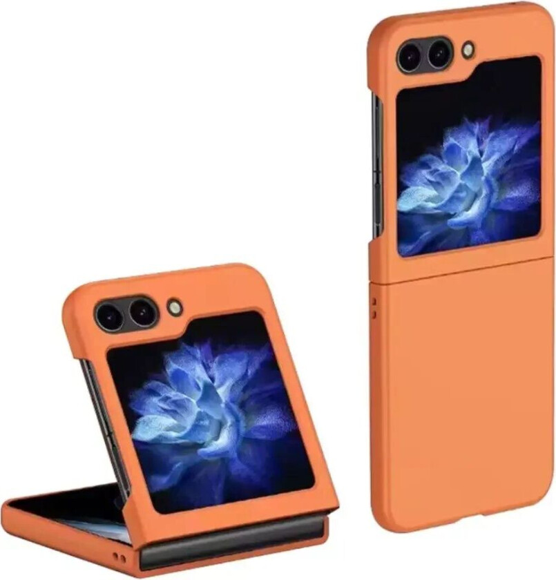 Samsung Galaxy Z Flip5 (5G) Hard Plast Deksel - Oransje