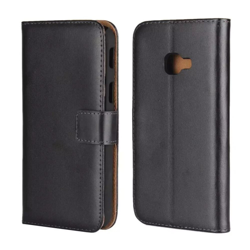 Samsung Galaxy XDeksel 4 / 4s Slim Wallet Skinndeksel med Lommebok Svart