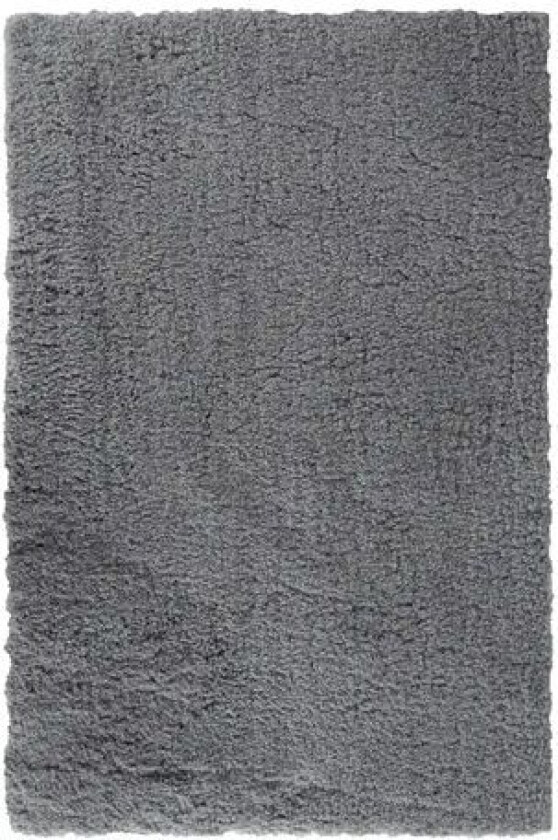 Gulvteppe - 140x200 cm - Grå - Langt luvteppe fra