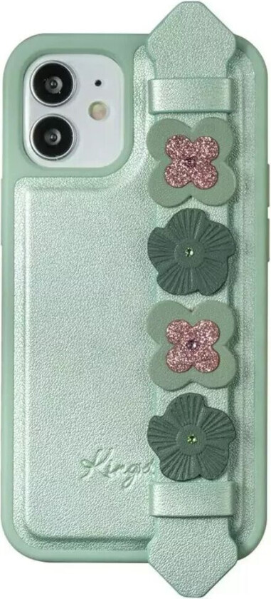 iPhone 12 Pro Max Sweet Series Bakdeksel m. Swarovski-krystaller - Grønn