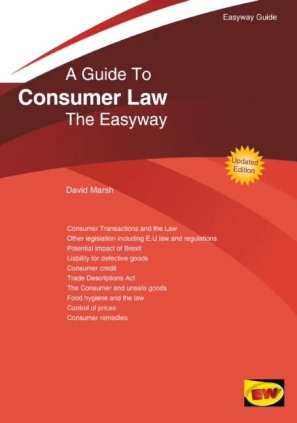 A Guide To Consumer Law av David Marsh