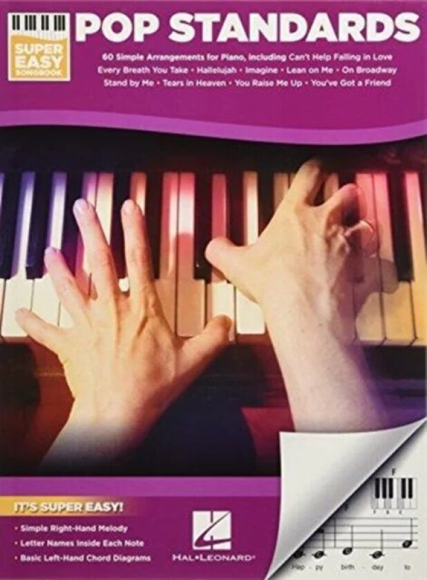Pop Standards - Super Easy Songbook av Hal Leonard Publishing Corporation