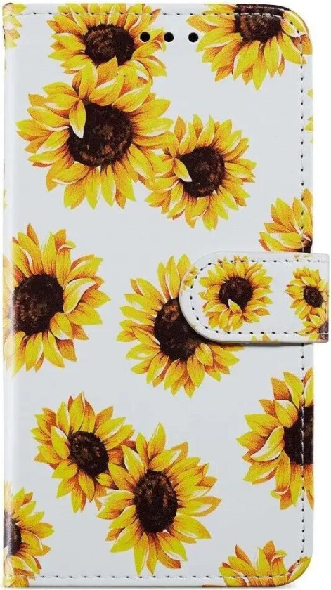 Samsung Galaxy A35 (5G) Kunstskinn Deksel m. Lommebok og Stropp - Solsikke