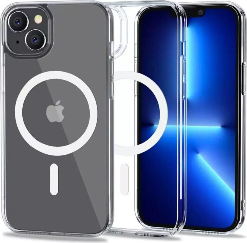 Tech-Protect iPhone 14 Tech-Protect Flexair Hybrid Deksel - MagSafe-Kompatibel - Gjennomsiktig