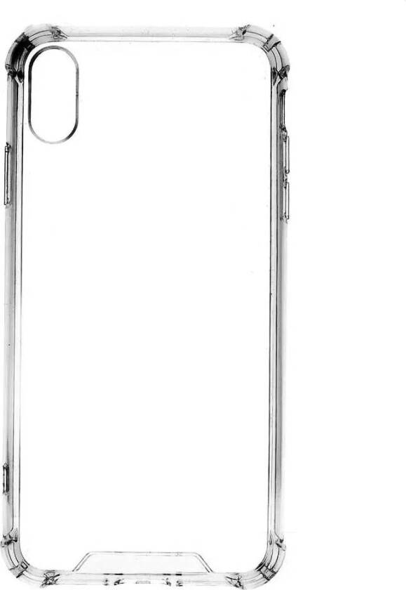 iPhone XR Drop-Proof Fleksibelt Deksel Gjennomsiktig