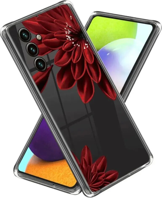 Samsung Galaxy A35 (5G) TPU Plast Deksel - Blomst