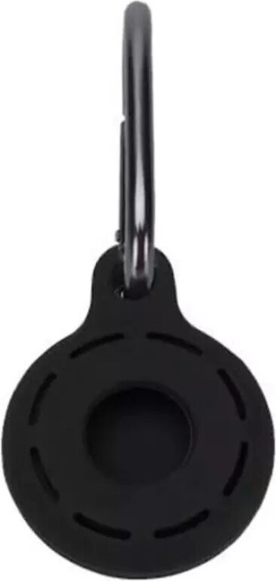 AirTag Silikondeksel m. Karabinkrok - Svart