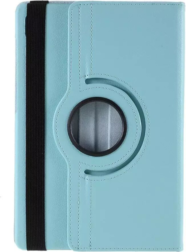 Samsung Galaxy Tab S7 Skinn Deksel med Roterbar Stativfunksjon - Lyse Blå