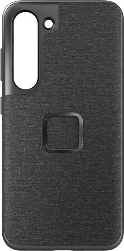 Samsung Galaxy S23 Stoffdeksel med SlimLink Brakett - MagSafe Kompatibel - Charcoal