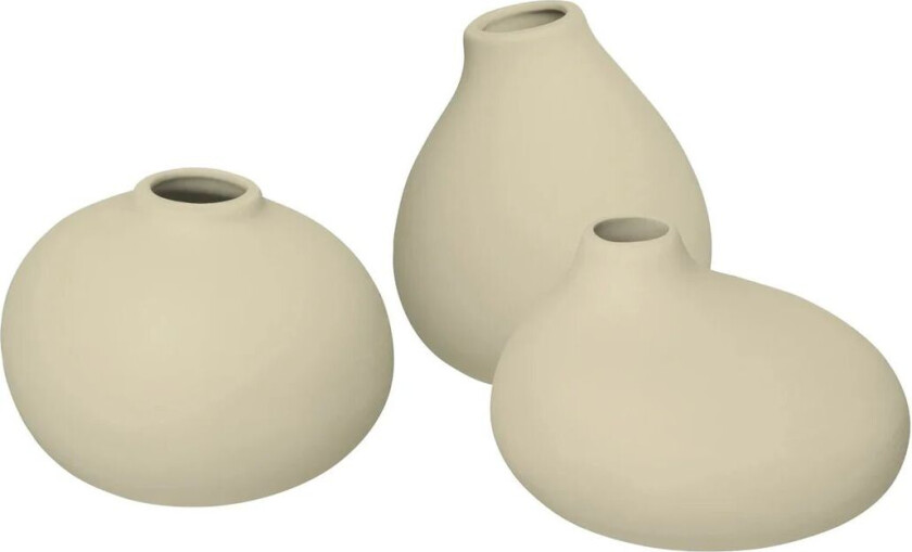 Nona vase 3-pakning Vanilla