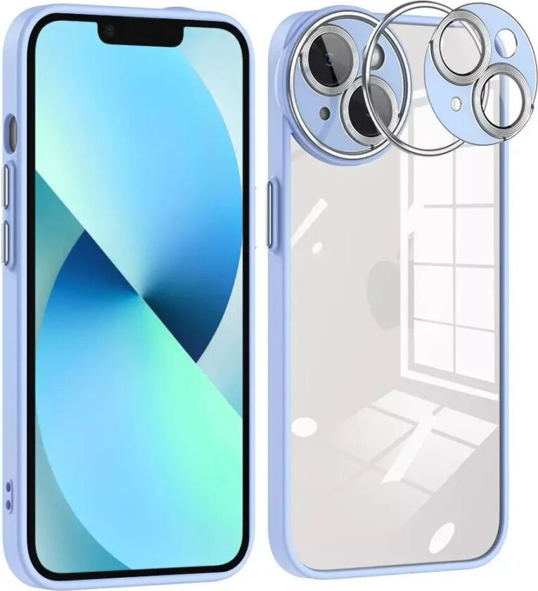 Iphone 13 Hybrid Plastdeksel - Blå