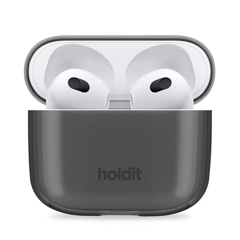 Holdit Apple AirPods (3. gen.) Seethru Case Deksel - Svart