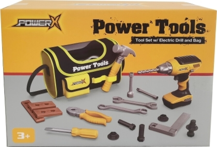 , Tool Set W/ Electric Drill And Tool Bag