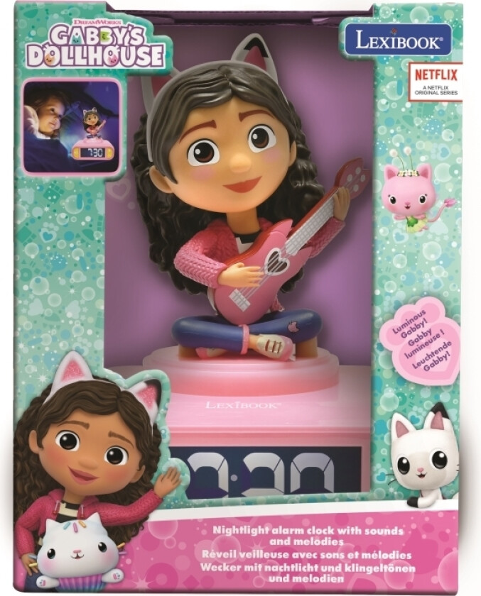 Bilde av Gabby GabbyS Dollhouse Night Light Alarm Clock With Sounds