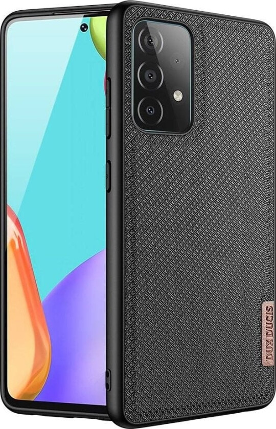 Fino-Deksel Dekket Med Nylonmateriale For Samsung Galaxy A72 4G Svart