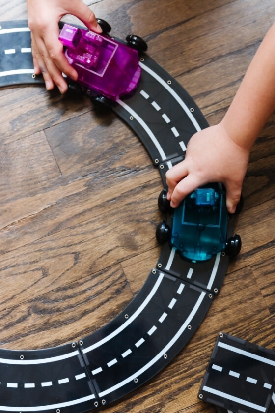 Magna-Tiles Magna-Tiles Xtras : Roads, 12 Pcs Set