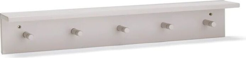 Star hylle med kroker Grå