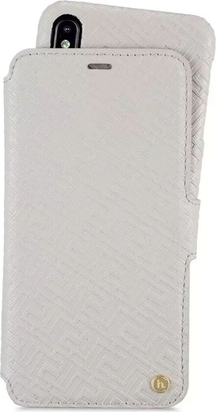 Holdit iPhone XS Max Wallet Magnet Deksel - Stockholm Celia Taupe