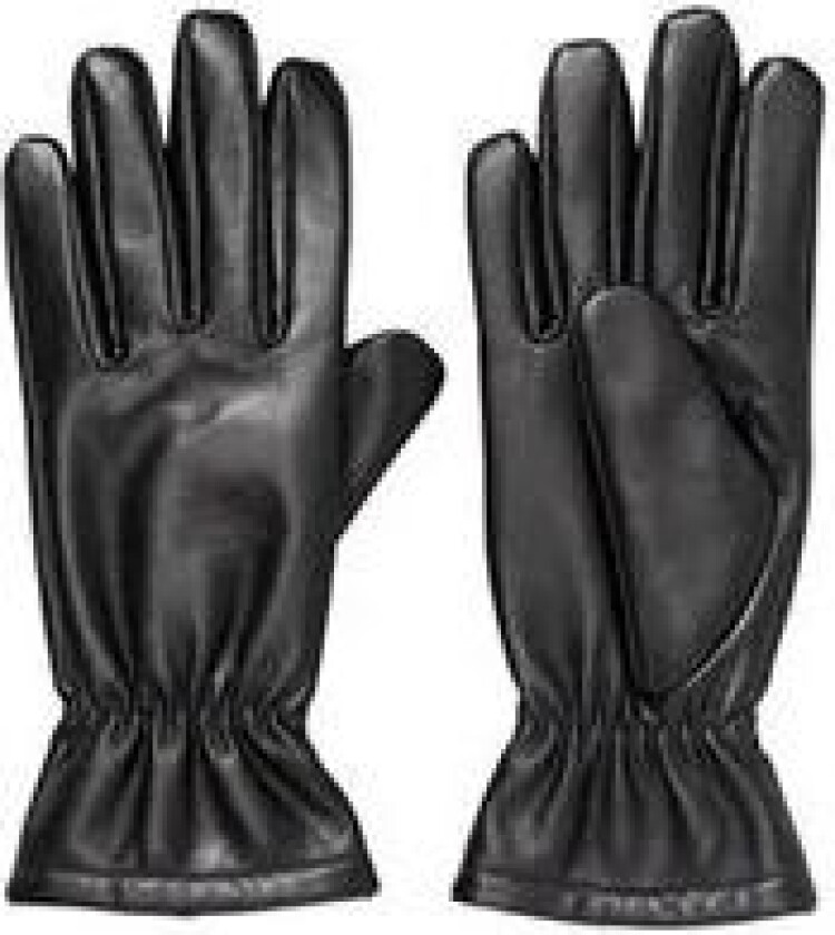 Smooth Leather Gloves - Black 7.5