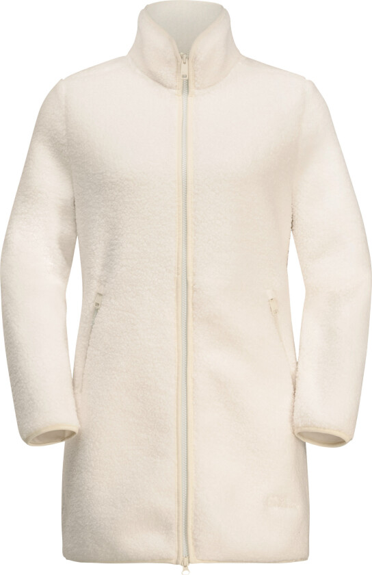 Women's High Curl Coat Panna Cotta S