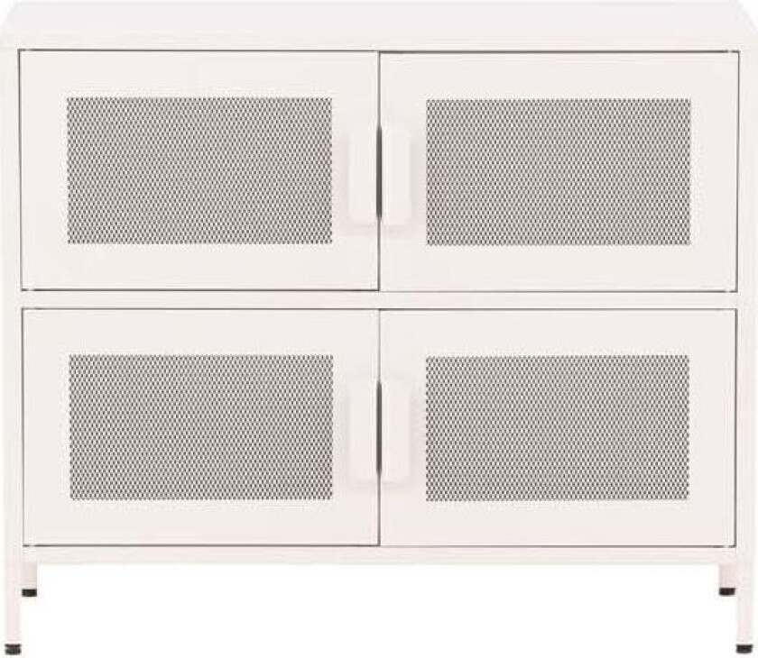 Bilde av Nett skjenk 4 dører hvit.