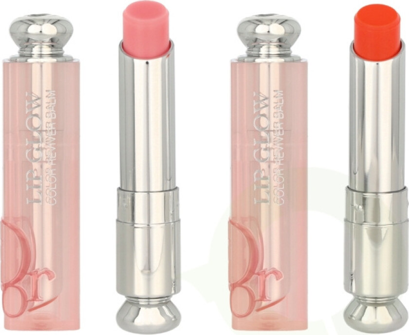 Bilde av Addict Lip Glow Duo Set 6.4 g #001 Pink & #004 Coral