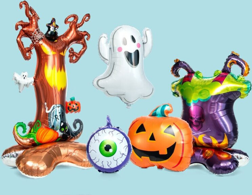 Folieballonger Halloween 5-pakning