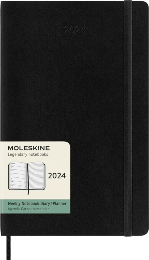 Kalender  2024 Soft L Uke Notat Sort