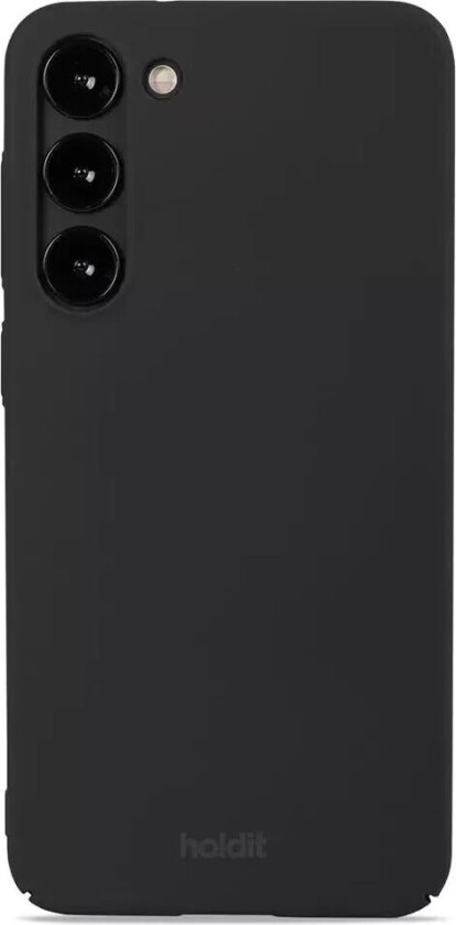 Holdit Samsung Galaxy S23+ (Plus) Slim Plast Deksel - Black