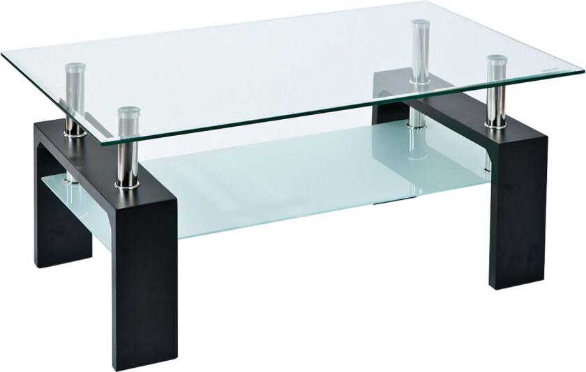 Danit sofabord 1 hylle svart.