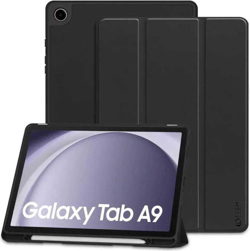 Tech-Protect Samsung Galaxy Tab A9 Tech-Protect SC Tri-fold Deksel - Svart