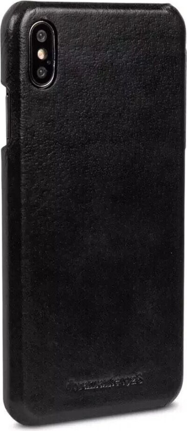 iPhone Xs Max dbramante1928 Tune - Ekte Skinn Deksel - Svart