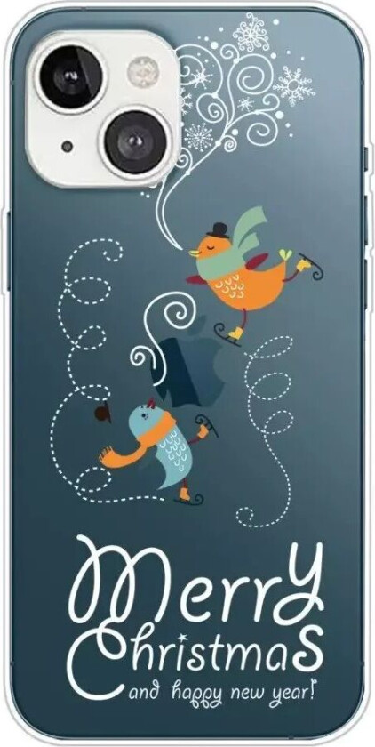 iPhone 13 Plast Jul Deksel - Gjennomsiktig - Skøytedans