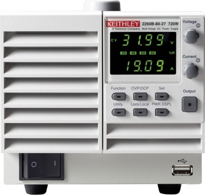 2260B-80-27 Laboratoriestrømforsyning, Indstillelig 0 - 80 V 0 - 27 A 720 W Antal Udgange 1 X