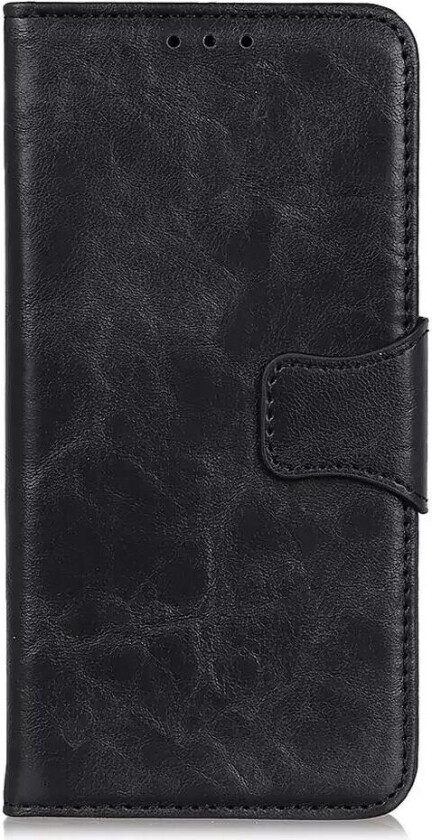 Samsung Galaxy A40 Skinn Flip Deksel - Svart