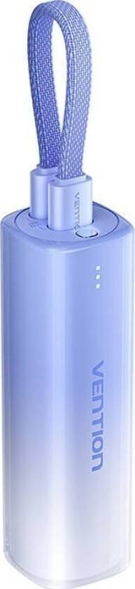 Powerbank 5000Mah Vention Fhwl0 20W + Usb-C To Lightning Cable (Blue)