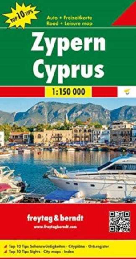Cyprus Road Map 1:150 000