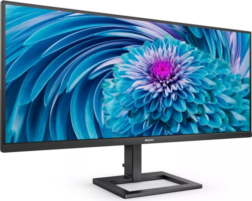 E-Line 346E2lae - Led-Skjerm - 34" - 3440 X 1440 Wqhd @ 100 Hz - Va - 300 Cd/M² - 4000:1 - 1 Ms - Hdmi, Displayport, Usb-C - Høyttalere - Tek