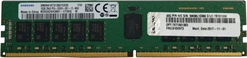 Truddr4 - Ddr4 - Modul - 64 Gb - 288-Pins Lrdimm - 2666 Mhz / Pc4-21300 - 1.2 V - Load-Reduced - Ecc - For Thinksystem Se350 7D1r, 7D1x, 7Z46