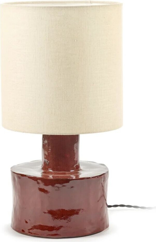 Catherine bordlampe 47 cm Red-white