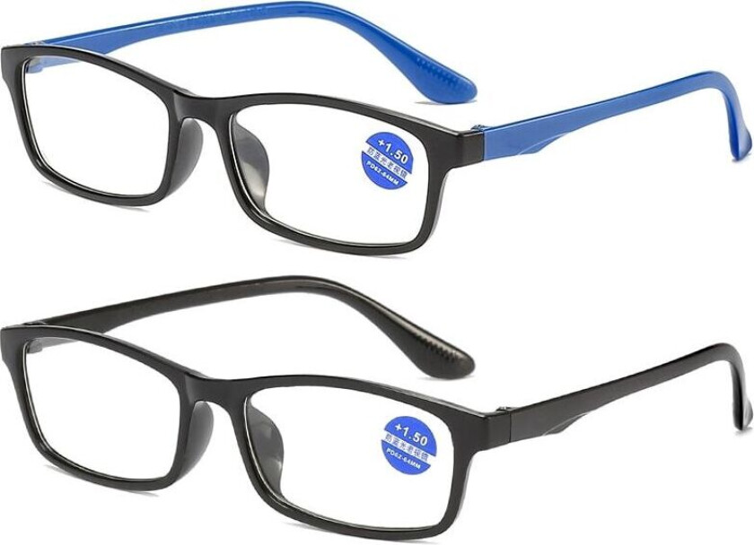 Blålysblokkerende lesebriller med blålysfilter 4-Pack